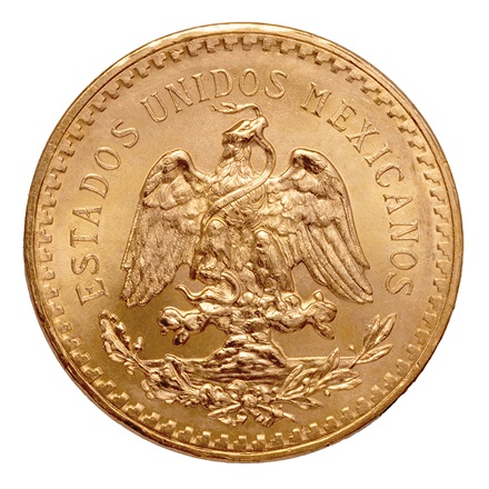 Gold Centenario 50 Mex. Pesos
